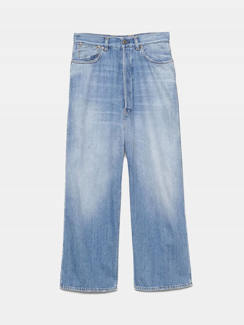 Breezy relaxed fit jeans in cotton denim