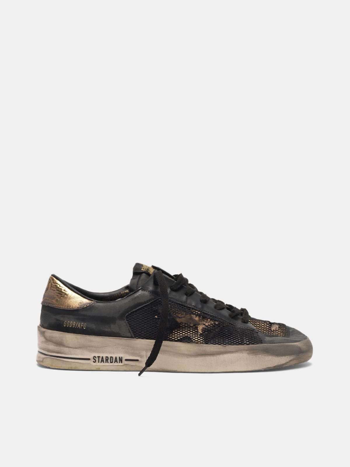 Stardan LTD sneakers in leather with distressed mesh inserts